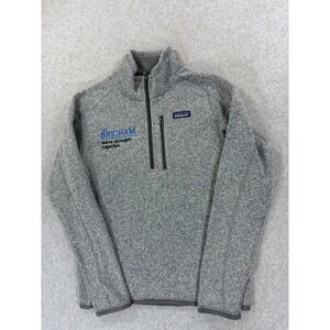Patagonia BETTER SWEATER 1/2 Zip Fleece Pullover (Men's‎ Small) Gray